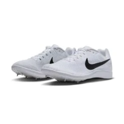 Unisex Nike Zoom Rival Track And Field Distance Spikes - White/Black/Metallic Silver - Regular (D) -Optimal Shoe Store DC8725 100 PHCFH001 1