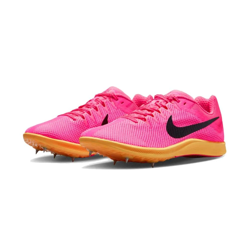 Unisex Nike Zoom Rival Track And Field Distance Spikes- Hyper Pink/Black/Laser Orange - Regular (D) 2 Unisex Nike Zoom Rival Track And Field Distance Spikes- Hyper Pink/Black/Laser Orange - Regular (D) - Image 2
