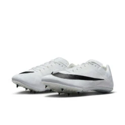 Unisex Nike Zoom Rival Sprint Spike- White/Black/Metallic Silver- Regular (D) -Optimal Shoe Store DC8753 100 PHCFH001