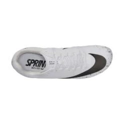 Unisex Nike Zoom Rival Sprint Spike- White/Black/Metallic Silver- Regular (D) -Optimal Shoe Store DC8753 100 PHSTH001