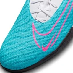 Nike Unisex Phantom GX Academy IC/Court Soccer Shoe - Baltic Blue/Pink Blast/White - Regular (D) -Optimal Shoe Store DD9475 446 PHSYD001