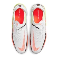 Nike Unisex Phantom GT2 Academy Flyease FG/MG Soccer Shoe - White/Bright Crimson/Volt -Optimal Shoe Store DH9638 167 PHCTH001 2000
