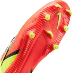 Nike Unisex Phantom GT2 Academy Flyease FG/MG Soccer Shoe - White/Bright Crimson/Volt -Optimal Shoe Store DH9638 167 PHSUD001 2000