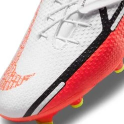 Nike Unisex Phantom GT2 Academy Flyease FG/MG Soccer Shoe - White/Bright Crimson/Volt -Optimal Shoe Store DH9638 167 PHSYD001 2000