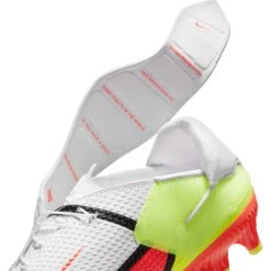 Nike Unisex Phantom GT2 Academy Flyease FG/MG Soccer Shoe - White/Bright Crimson/Volt -Optimal Shoe Store DH9638 167 PHSYD004 2000