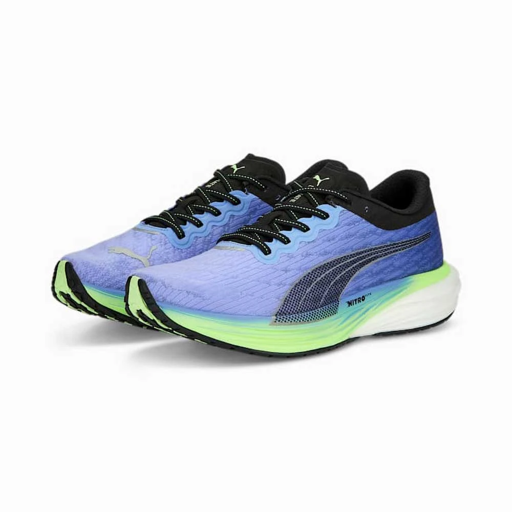 Puma Men's Deviate Nitro 2 Running Shoe - Royal Sapphire/Elektro Purple - Regular (D) 3 Puma Men's Deviate Nitro 2 Running Shoe - Royal Sapphire/Elektro Purple - Regular (D) - Image 3