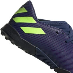ADIDAS JR Nemeziz Messi Tango 19.3 TF Soccer Shoe - Tech Indigo/Signal Green/Glory Purple -Optimal Shoe Store EF1811 04