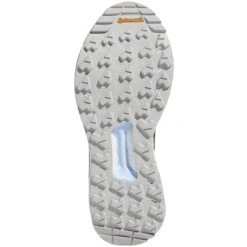 ADIDAS Women's Terrex Free Hiker GoreTEX Hiking Shoe - Carbon/Grey/Glow Blue - Regular (B) -Optimal Shoe Store G28464 02