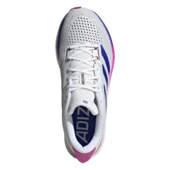 ADIDAS Men's ADIZERO SL Running Shoe - Ftwr White/Lucid Blue/Lucid Fuchsia - Regular (D) -Optimal Shoe Store GV9095 01