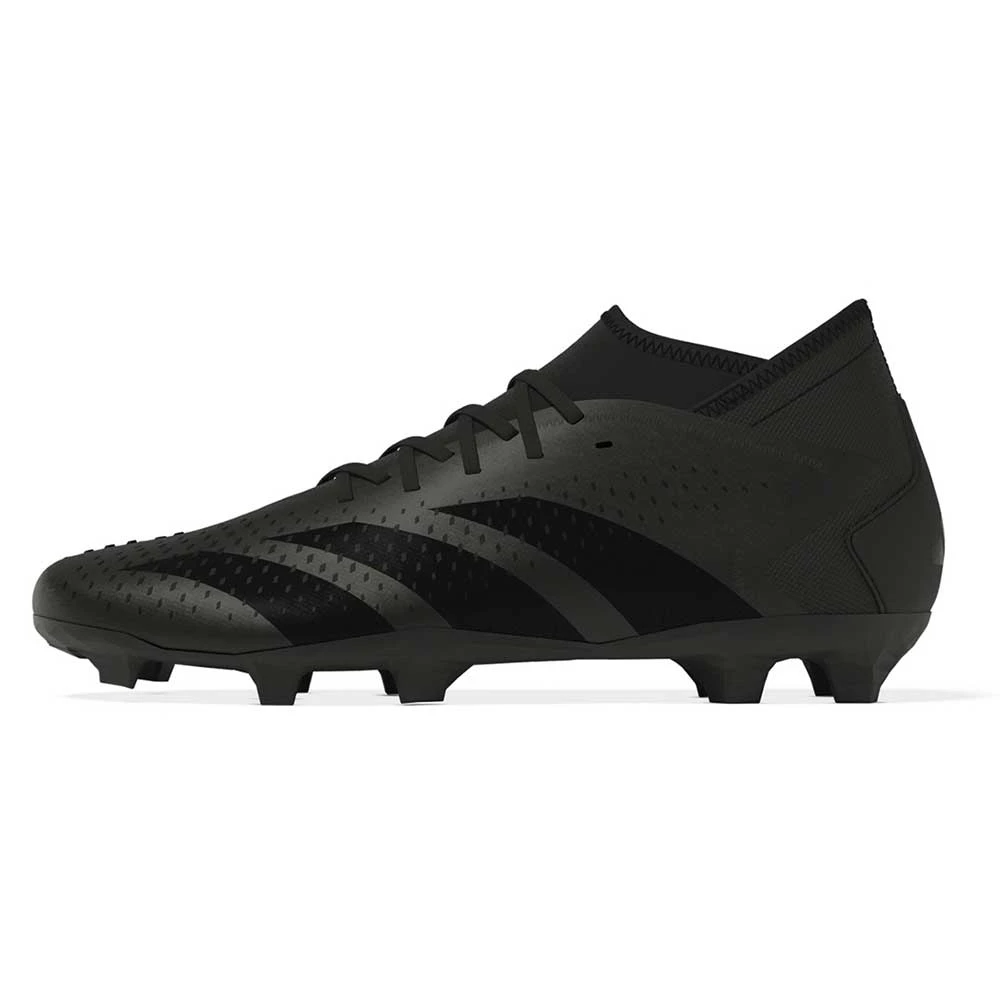 ADIDAS Unisex Predator Accuracy .3 FG Soccer Shoe - Black/White - Regular (D) 2 ADIDAS Unisex Predator Accuracy .3 FG Soccer Shoe - Black/White - Regular (D) - Image 2