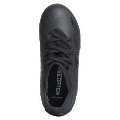 ADIDAS Youth JR Predator Accuracy .3 FG Soccer Shoe - Core Black/Core Black - Regular (D) -Optimal Shoe Store GW4610 01