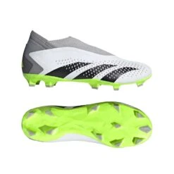 ADIDAS Unisex Predator Accuracy .3 Laceless FG - Cloud White/ Core Black / Lucid Lemon- Regular (D) -Optimal Shoe Store GZ0021 22 model