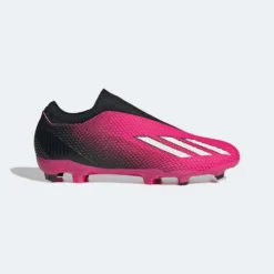 ADIDAS Unisex X Speedportal.3 LL FG Soccer Shoe - Team Shock Pink 2/Zero Metalic/Core Black - Regular (D)