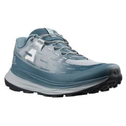Salomon Women's Ultra Glide Trail Running Shoe - Bluestone/Perl Blue/Ebony - Regular (B) -Optimal Shoe Store L41553900 5 GHO ULTRA GLIDE W Bluesto