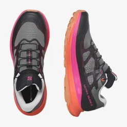 Salomon Women's Ultra Glide 2 Trail Running Shoe - Plum Kitten/Black/Pink Glo - Regular (B) -Optimal Shoe Store L47386400 a7ee7678c7aa283c3295204010ba182a