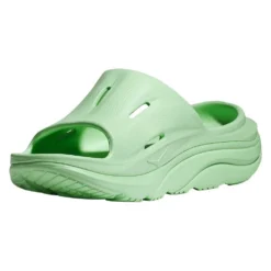Hoka Unisex Ora Recovery Slide 3 - Lime Glow/Lime Glow - Regular (D) -Optimal Shoe Store LIGLLIGL D4
