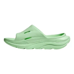 Hoka Unisex Ora Recovery Slide 3 - Lime Glow/Lime Glow - Regular (D) -Optimal Shoe Store LIGLLIGL D7