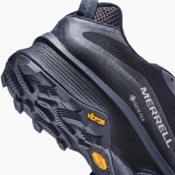 Merrell Men's Moab Speed GoreTEX Hiking Shoe - Black/Asphalt - Regular (D) -Optimal Shoe Store MRLM J067083 021621 S21 006