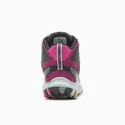 Merrell Women's Antora 3 Mid Waterproof Boot - Black/Fuchsia - Regular (B) -Optimal Shoe Store MRLW J067582 020722 S23 270