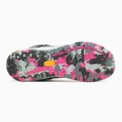 Merrell Women's Antora 3 Mid Waterproof Boot - Black/Fuchsia - Regular (B) -Optimal Shoe Store MRLW J067582 020722 S23 OUT