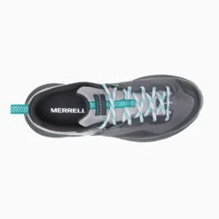 Merrell Women's MQM 3 Trail Running Shoe - Charcoal/Teal- Regular (B) -Optimal Shoe Store MRLW J135534 032221 S22 TOP