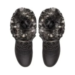 NORTH FACE Women's Shellisata IV Luxe Waterproof Boots - TNF Black/Gardenia White - Regular (B) 6 NORTH FACE Women's Shellisata IV Luxe Waterproof Boots - TNF Black/Gardenia White - Regular (B) -Optimal Shoe Store NF0A7W48 R0G detailinstep