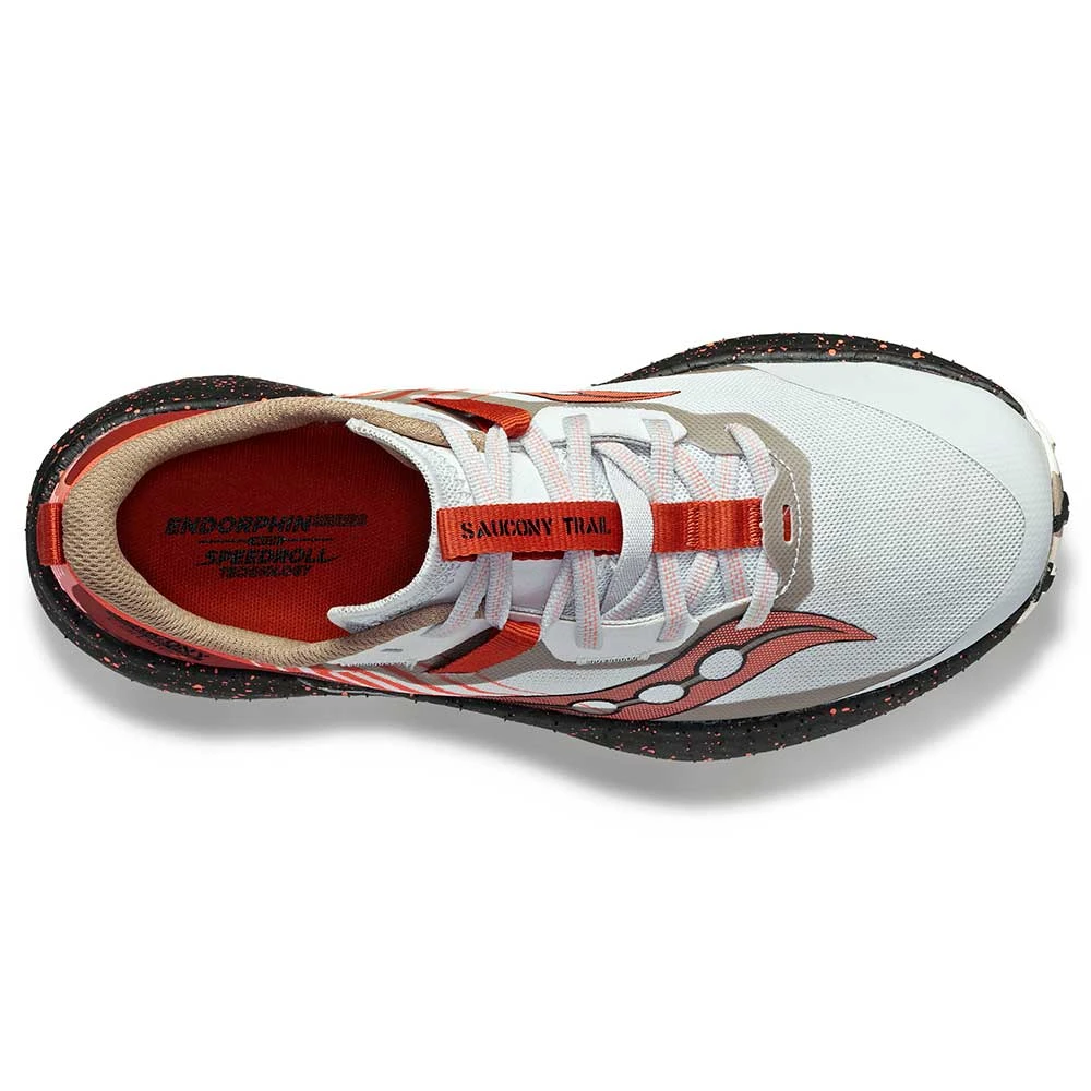 Saucony Women's Endorphin Edge Trail Shoe- Fog/Zenith 4 Saucony Women's Endorphin Edge Trail Shoe- Fog/Zenith - Image 4