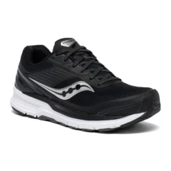 Saucony Men's Echelon 8 Running Shoe - Black/White - Regular (D) -Optimal Shoe Store S20574 40 5