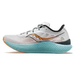 Saucony Men's Endorphin Pro 3 Racing Shoe- Fog/ViZiOrange- Regular (D) -Optimal Shoe Store S20755 25 2