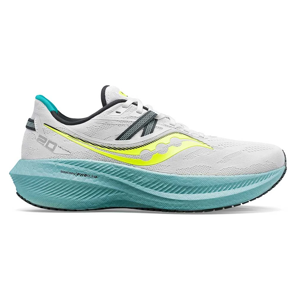 Saucony Men's Triumph 20 Running Shoe - Fog/Mineral - Regular (D) 1 Saucony Men's Triumph 20 Running Shoe - Fog/Mineral - Regular (D)