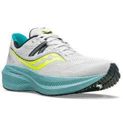 Saucony Men's Triumph 20 Running Shoe - Fog/Mineral - Regular (D) 9 Saucony Men's Triumph 20 Running Shoe - Fog/Mineral - Regular (D) -Optimal Shoe Store S20759 15 5 1