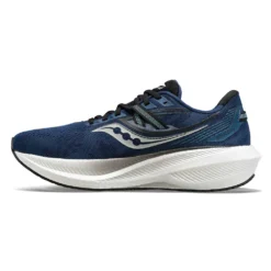 Saucony Men's Triumph 20 Running Shoe - Twilight/Rain - Wide (2E) -Optimal Shoe Store S20760 21 2