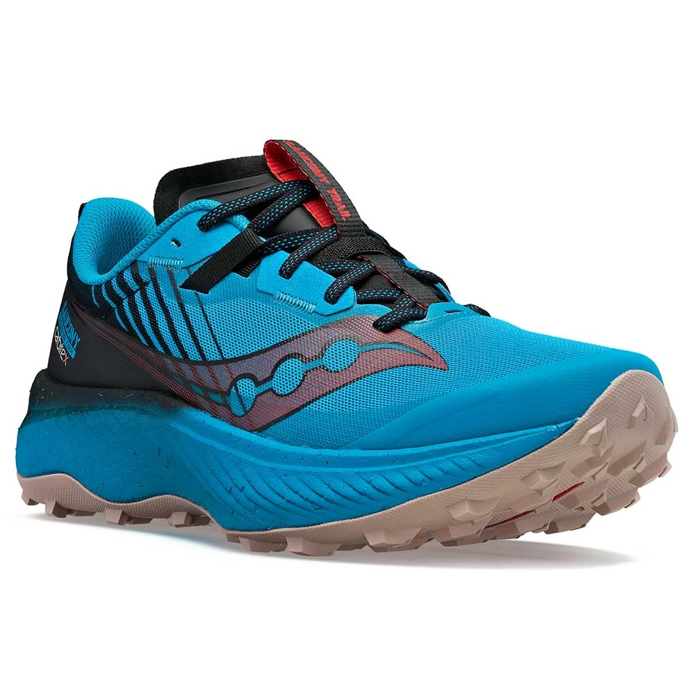 Saucony Men's Endorphin Edge Trail Shoe- Ocean/Black- Regular (D) 2 Saucony Men's Endorphin Edge Trail Shoe- Ocean/Black- Regular (D) - Image 2
