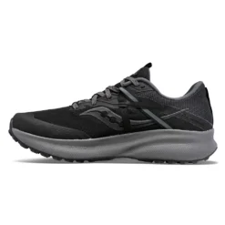 Saucony Men's Ride 15 Tr Gtx Trail Shoe - Black/Charcoal -Optimal Shoe Store S20799 10 2