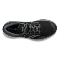 Saucony Men's Ride 15 Tr Gtx Trail Shoe - Black/Charcoal -Optimal Shoe Store S20799 10 3