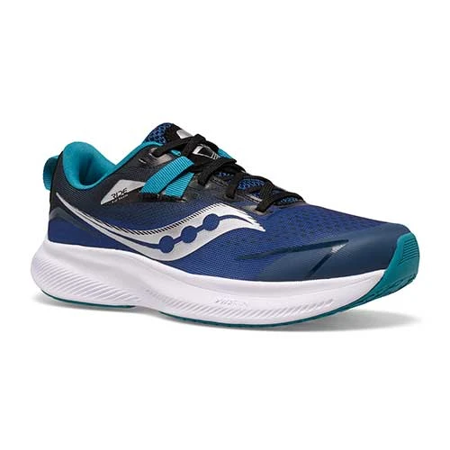 Saucony Youth Ride 15 Running Shoe - Twilight/Black 2 Saucony Youth Ride 15 Running Shoe - Twilight/Black - Image 2