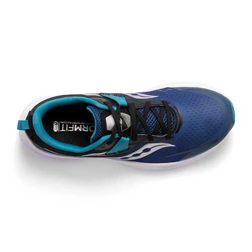 Saucony Youth Ride 15 Running Shoe - Twilight/Black 4 Saucony Youth Ride 15 Running Shoe - Twilight/Black - Image 4