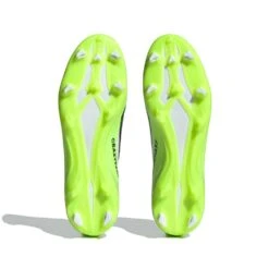 ADIDAS Unisex X Crazyfast .3 FG Cleats- Cloud White / Core Black / Lucid Lemon- Regular (D) -Optimal Shoe Store X Crazyfast.3 Firm Ground Cleats White HQ4534 03 standard