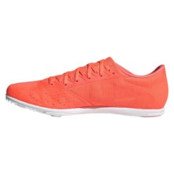 ADIDAS Women's Distancestar Track Spike - Signal Coral/Silver/White- Regular (B) -Optimal Shoe Store adidas distancestar spikes ee4671 inside 1FW4871