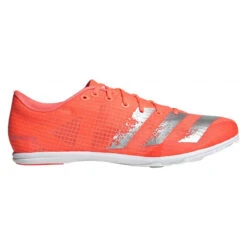ADIDAS Women's Distancestar Track Spike - Signal Coral/Silver/White- Regular (B)