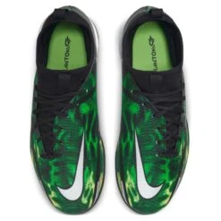 JR Nike Phantom GT2 DF SW IC Soccer Shoe - Black/Mtlc Platinum/Green Strike -Optimal Shoe Store dm0740 003 phcth001