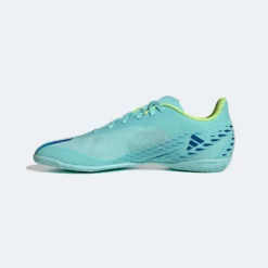 Unisex Adidas X Speedportal .4 IC Soccer Shoe - Clear Aqua/Powder Blue/Solar Yellow- Regular (D) -Optimal Shoe Store gw8502 smc ecom