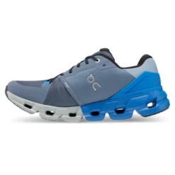 On Running Men's Cloudflyer 4 Running Shoes- Metal/Lapis - Regular (D) -Optimal Shoe Store webimage 1BDFFC2C 14CA 47E3 B783B8AA522B6B2B