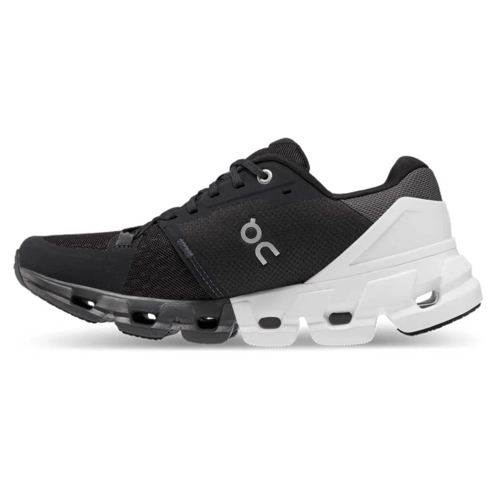 On Running Women's Cloudflyer 4 Running Shoe - Black/White - Wide (D) 3 On Running Women's Cloudflyer 4 Running Shoe - Black/White - Wide (D) - Image 3