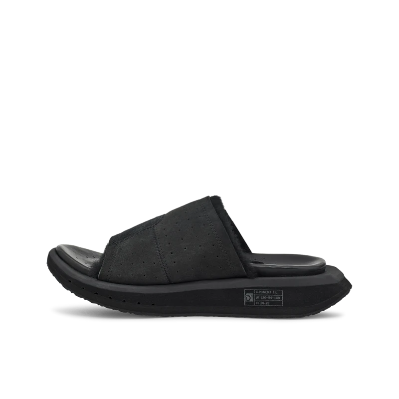 Women's KO-Z Slide Sandal - Black/Dark Grey- Regular (B) 2 Women's KO-Z Slide Sandal - Black/Dark Grey- Regular (B) - Image 2