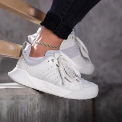 Women's X-SCAPE NBK Low Sneaker - Blanc/Light Grey - Regular (B) -Optimal Shoe Store womens x scape nbk low blanc light grey ls 1 800x b9492fc0 fa2b 4ed0 bc1d af448e067ec4