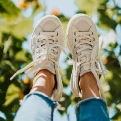 Women's X-SCAPE NBK Low Sneaker - Blanc/Light Grey - Regular (B) -Optimal Shoe Store womens x scape nbk low blanc light grey ls 2 800x 553d2550 0ab2 415b 803b fdb87316a678