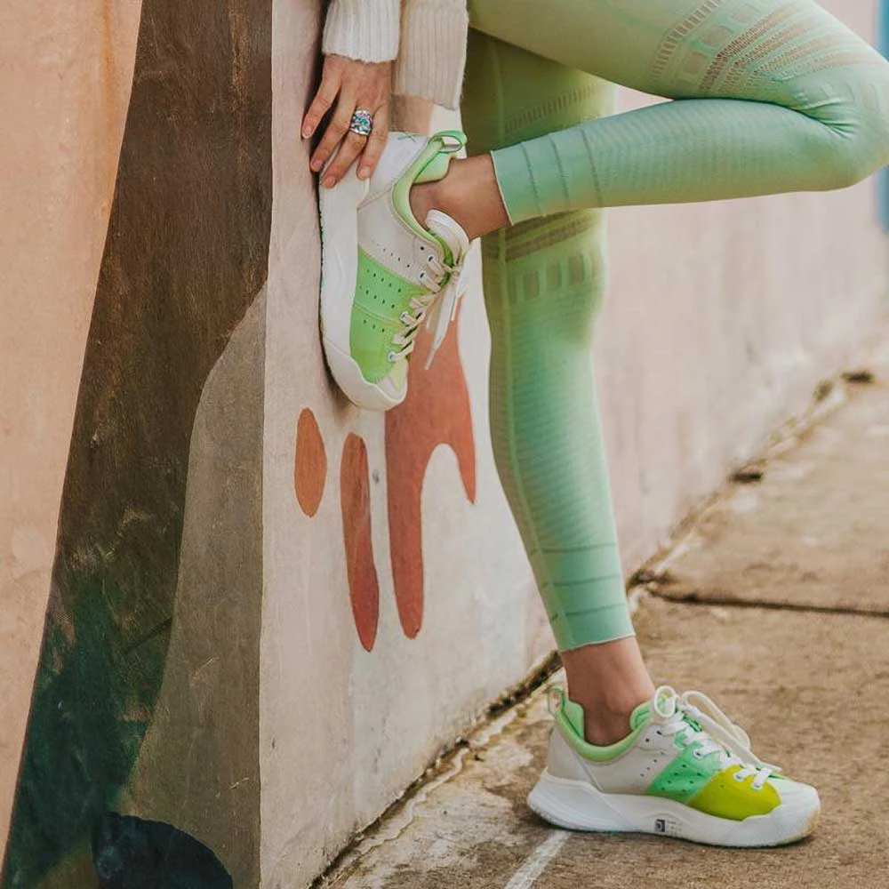 Women's X-SCAPE NBK Low Sneaker - Blanc/Mint - Regular (B) 9 Women's X-SCAPE NBK Low Sneaker - Blanc/Mint - Regular (B) - Image 9