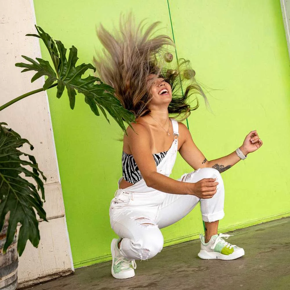 Women's X-SCAPE NBK Low Sneaker - Blanc/Mint - Regular (B) 7 Women's X-SCAPE NBK Low Sneaker - Blanc/Mint - Regular (B) - Image 7